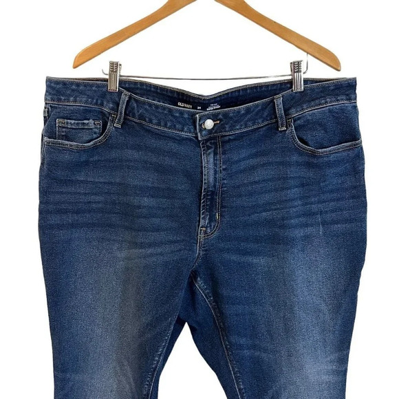 Old Navy Rockstar Jeans Mid Rise Super Skinny Plus Size 24 Stretch Cotton Denim - Picture 3 of 6